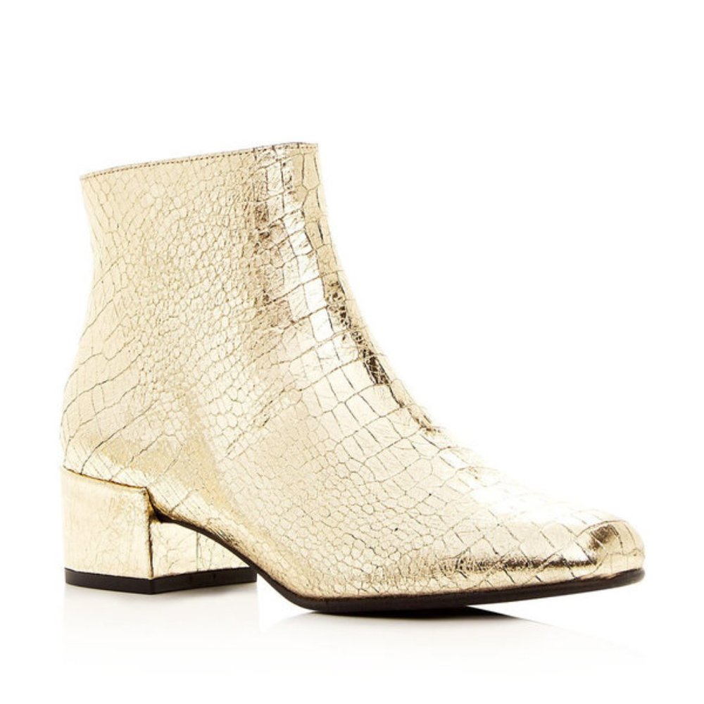 Freda Salvador True Boot in Metallic Gold